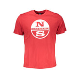North Sails Red Cotton T-Shirt -   -  North Sails.